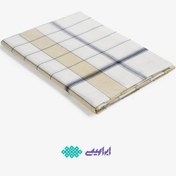 تصویر شمد یزدی برند ابراهیمی یزد طرح چهارخانه سنتی - نسکافه ای 