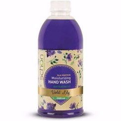 تصویر مایع دستشویی آنتی باکتریال شفاف بنفش ویولت لیلی 2000 میل شون Schon Violet Lily Silk Protein Moisturizing Hand Wash 2000ml