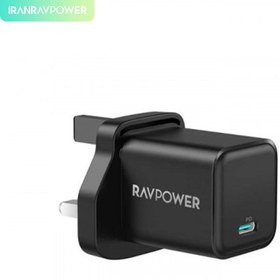 تصویر شارژر دیواری راوپاور 20 واتی مدل Ravpower rp-pc167 ا Ravpower rp-pc167 wall charger Ravpower rp-pc167 wall charger