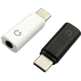 تصویر تبدیل Type-c به مادگی AUX برند KIN مدل KY-197 KIN KY-197 Type-C to AUX Female Adapter