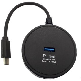 تصویر هاب 4 پورت USB-C پی نت مدل P-231 