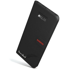 تصویر شارژر همراه آککیو مدل NB6 با ظرفیت 8000 میلی آمپر ساعت Akekio Note Book Series 8000mAh Power Bank NB6