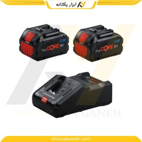 تصویر پک باتری و شارژر بوش PACK 8 AH 2*8AH + GAL 18V 160 - 1600A02T5P 
