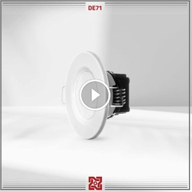 تصویر چراغ توکار ال ای دی LED آلتون رای مدل دنیز قطر 3.5 – DE71 