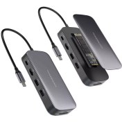 تصویر هاب USB-C پاورولوژی مدل PWSDHB256 با حافظه ۲۵۶ گیگابایت 