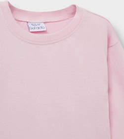 تصویر تی شرت نوزاد دختر صورتی روشن دفکتو 