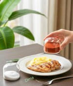 تصویر نمکدان پیرکس کروی ساده 