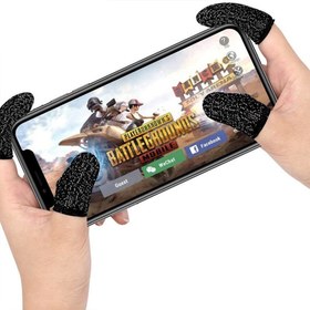 تصویر دستکش انگشتی پاپجی Mobile gameing finger sleeve