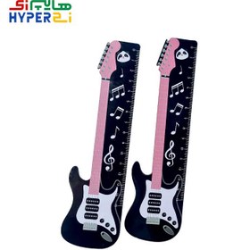 تصویر خط کش چوبی 15 سانتی گیتار 