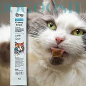 تصویر بستنی گربه پرسا طعم پنیر 20 گرمی persa Creamy Treats cats cheese 20g