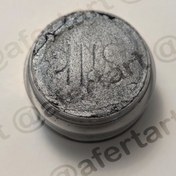 تصویر رنگ گریم نقره‌ای پررنگ متالیک شماره M14 سیلک 