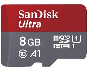 تصویر رم میکرو اس‌دی 8 گیگابایت SanDisk Ultra 8GB 533x 98MB/s Class 10 