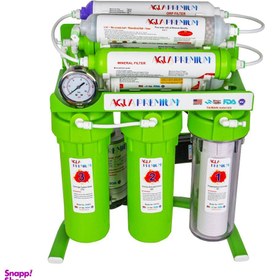 تصویر دستگاه تصفیه آب آکواپرمیوم مدل A9POAB12-GR-TP 