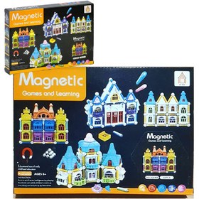 تصویر ست ساختنی مگنتی 60 قطعه 