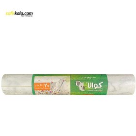 تصویر سفره یکبار مصرف کوالا مدل silk طرح سنگ رول 10 متری بسته 2 عددی 