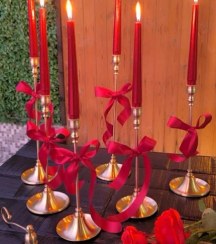 تصویر شمعدان برنجی فلورانس در ارتفاع مختلف 