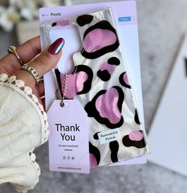 تصویر قاب پلنگی صورتی - Xiaomi Redmi A5 / Poco C71 Pink Leopard Case