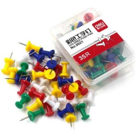 تصویر پونز نقشه رنگی دلی کد 0021- یک بسته 10 تایی (فروش عمده) 