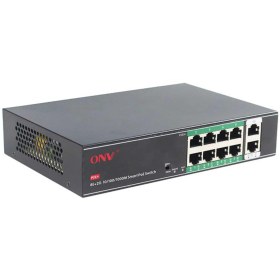 تصویر سوییچ شبکه onv H1108PGL - 8 PORT POE 