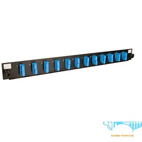 تصویر پچ پنل فیبر نوری SC Duplex 12Port Unloaded با بهترین قیمت - فروشگاه شبکه پل Delta SC Duplex 12 Port Fiber Optic Patch Panel