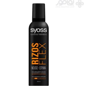 تصویر موس مو سایوس مدل RIZOS FLEX مناسب موهای فر حجم 250 میل SYOSS RIZOS FLEX MOUSSE 250ML