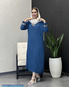 تصویر ساحلی نوار دوزی زنانه کد1425 