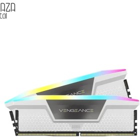 تصویر رم دسکتاپ DDR5 دو کاناله 5600 مگاهرتز CL40 کورسیر مدل VENGEANCE RGB White ظرفیت 64 گیگابایت 