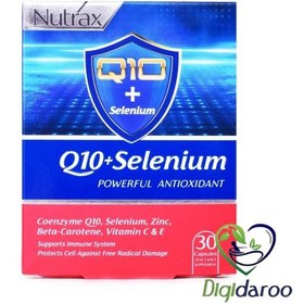 تصویر کپسول کیوتن پلاس سلنیوم نوتراکس 30 عددی ا Q10 + Selenium Q10 + Selenium