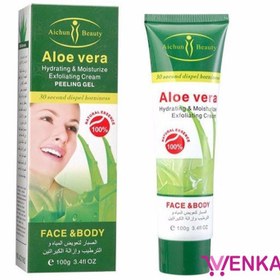 تصویر اسکراب صورت و بدن Aichun Beauty ایچون بیوتی مدل آلوئه ورا 100 میل Aichun Beauty Scrub Skin Aloevera 100ml