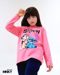 تصویر بلوز دخترانه طرح استیچ سایز ۸ سال کد ۱۳۱۴ 