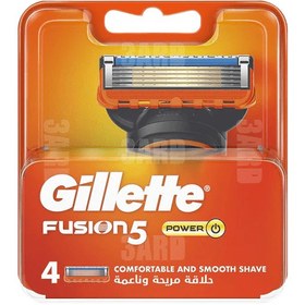 تصویر تیغه‌های Gillette Fusion5 Power (4 عدد) 