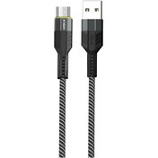 تصویر کابل میکرو یو اس بی هیسکا مدل LX-305M طول 2 متر Hiska LX-305M MicroUSB to USB cable 2m