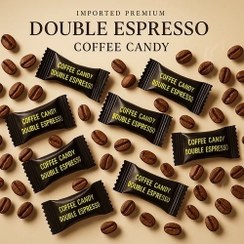 تصویر قرص قهوه کافی کندی COFFEE CANDY طعم دبل اسپرسو وزن 1 کیلوگرم COFFEE CANDY