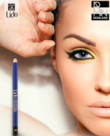 تصویر مداد چشم چوبی لیدو مدل ۰۱ ضد حساسیت رنگ مشکی 