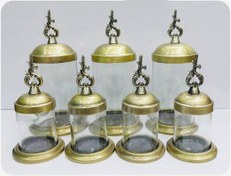 تصویر پاسماوری ۷ پارچه تاجی آنتیک 