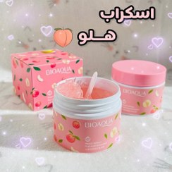 تصویر اسکراب بدن هلو بافت نرم 