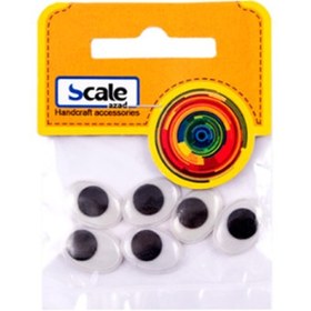 تصویر scale چشم عروسک 