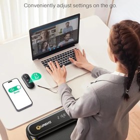 تصویر تردمیل خانگی هوشمند urevo همراه اپ موبایل 