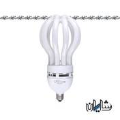 تصویر لامپ کم مصرف 105 وات پارس شعاع توس مدل لوتوس E27 Low consumption lamp 105 watt Pars Shua Tos model Lotus E27