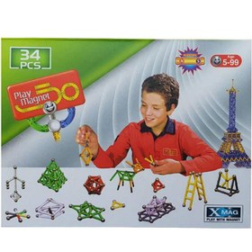 تصویر بازی فکری مگنت ۳۴ قطعه 