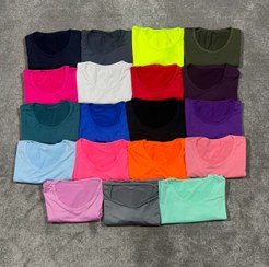 تصویر تیشرت ورزشی زنانه سایز بزرگ کد 3021 