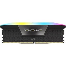 تصویر حافظه رم دسکتاپ کورسیر مدل CORSAIR Vengeance RGB 64GB DDR5 6200Mhz Dual 