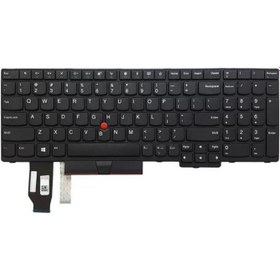 تصویر کیبورد لپ تاپ لنوو Thinkpad E580 مشکی-با موس-با فریم Lenovo Thinkpad E580 Notebook Keyboard