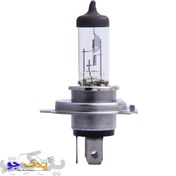 تصویر لامپ چراغ جلو سه خار H4 عقاب بسته دو عددی 100/90 وات 