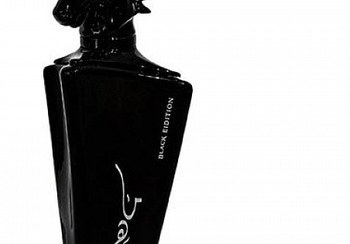 تصویر ادکلن مردانه لطافه ماهر مشکی حجم 100 میل Latafa Maher black cologne for men, volume 100 ml