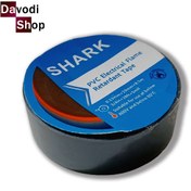 تصویر نوار چسب برق نسوز - رنگ مشکی - برند شارک (SHARK) بسته ۱۰ عددی 