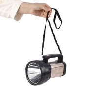 تصویر چراغ قوه شارژی دی پی ۱۰۰ وات با پاوربانک 