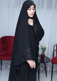 تصویر چادر عربی گلدوزی - ۱۵۰ 