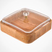 تصویر بیسکوییت خوری چوبی لیمون 