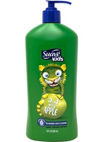 تصویر شامپو بچه 3 در 1 عصاره سیب سواو SUAVE KIDS 3IN1 SILLY APPLE 532 ML